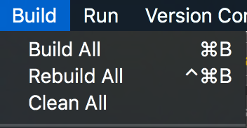 Visual Studio build options